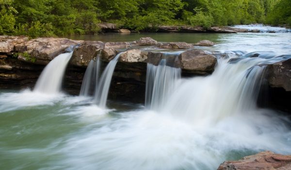Kings River Falls, one of the best waterfalls near Eureka Springs, Arkansas